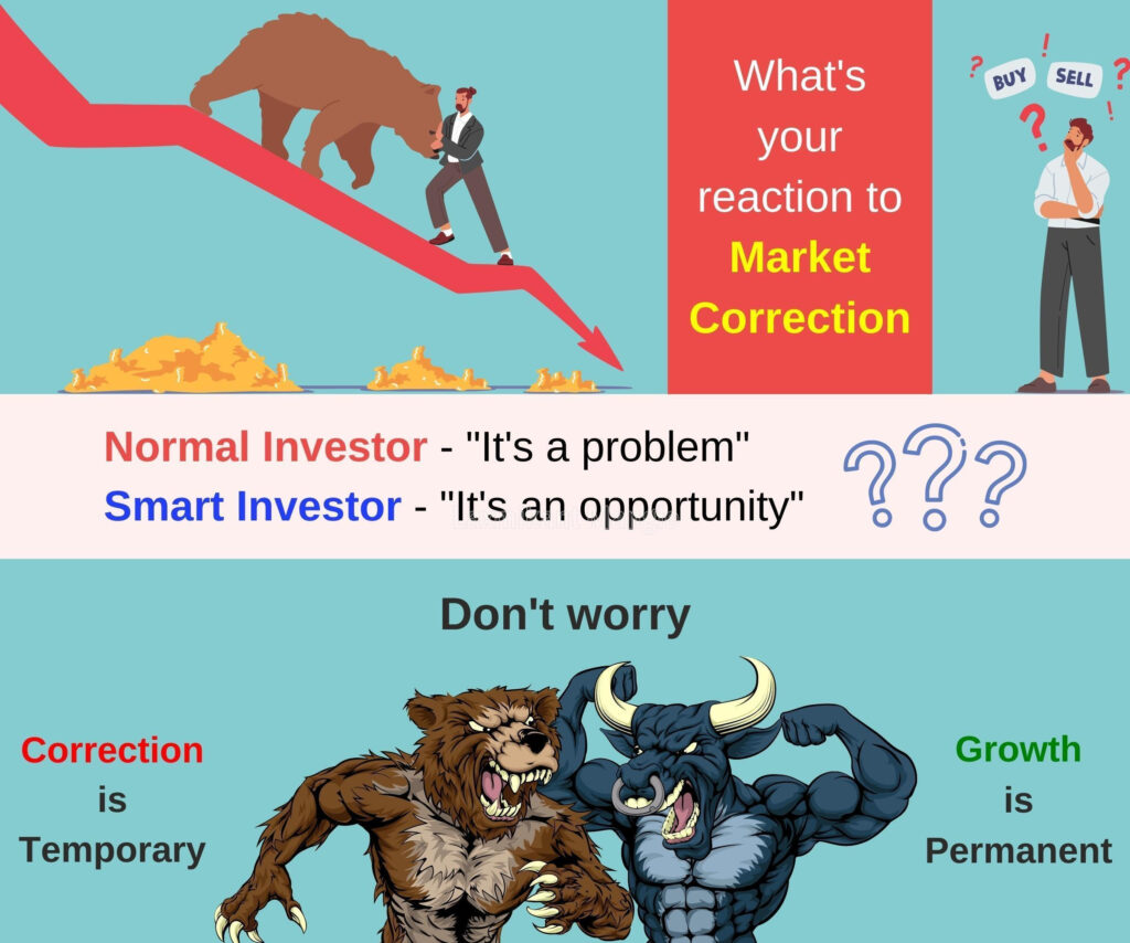 what is your reaction to market correction?